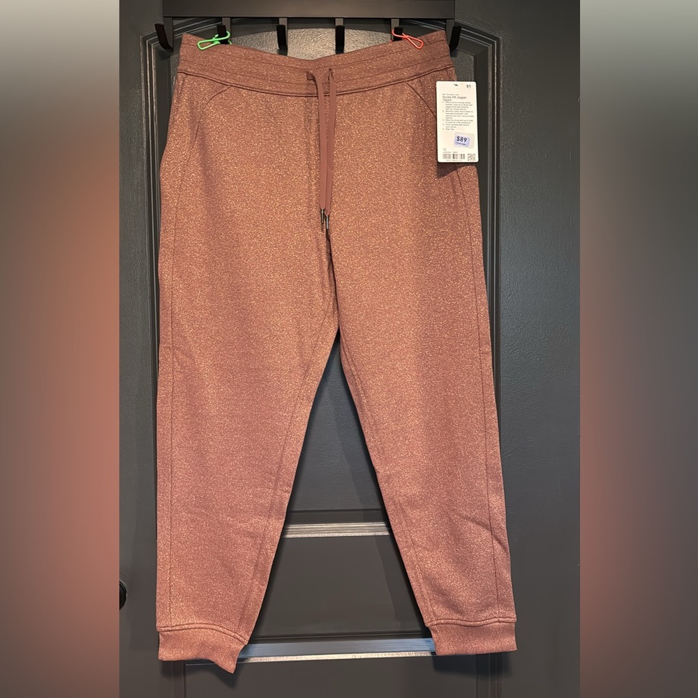 LULULEMON SPARKLE Jogger Pants NWT SIZE 12
